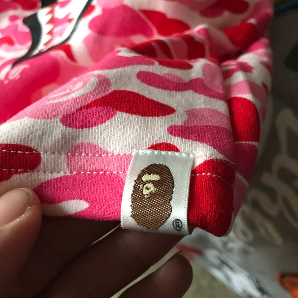Pink camo bape shorts - Picture 5 of 7